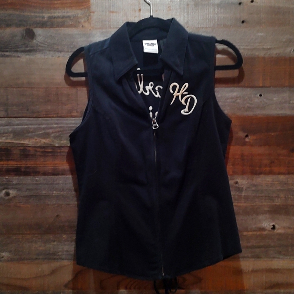 Harley Davidson corset vest